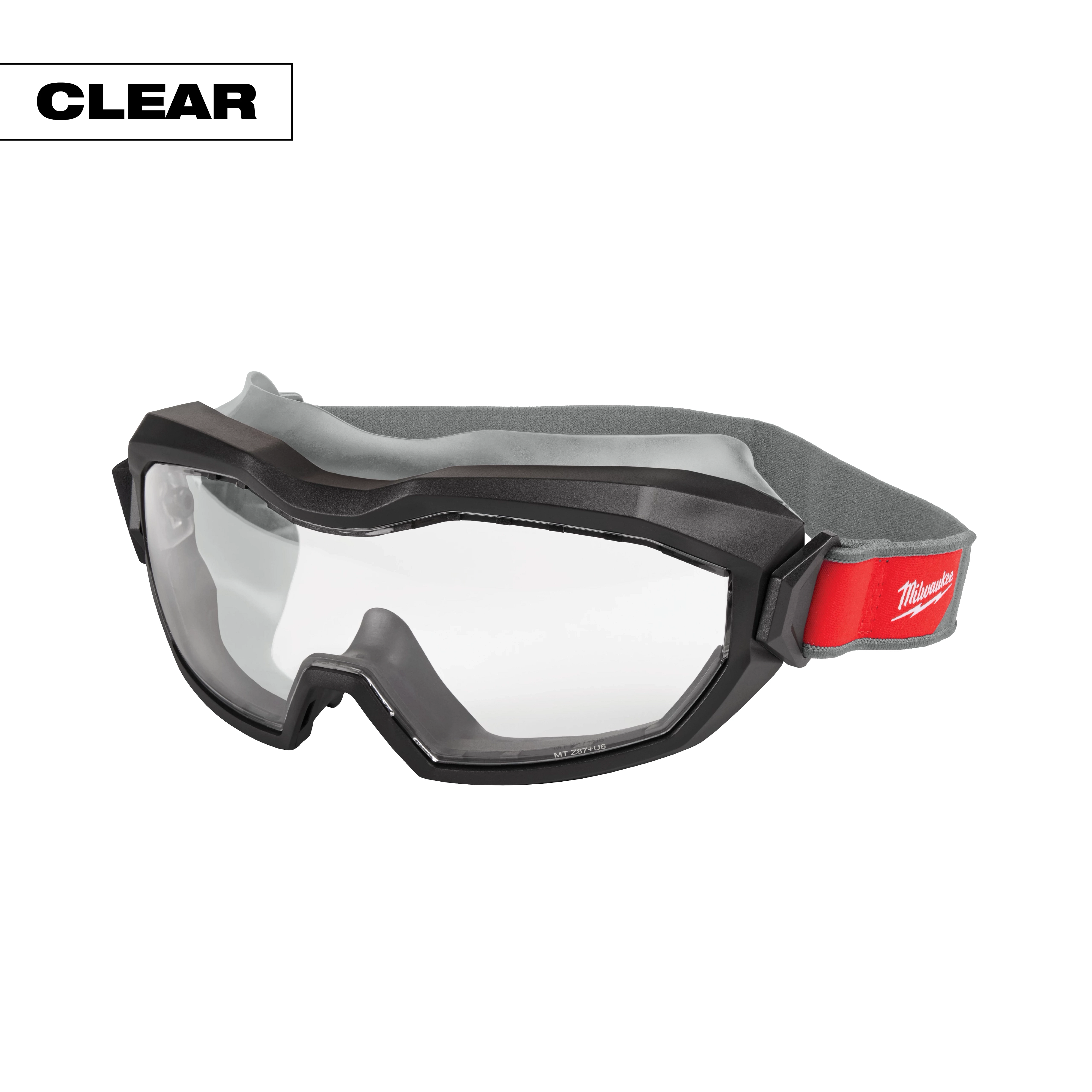 MILWAUKEE Non-Vented Goggles - Clear Dual Coat Lens