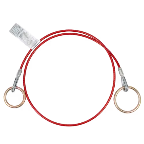 Élingue d'ancrage - Cable de 6' avec joints toriques (O-Ring) PEAKWORKS